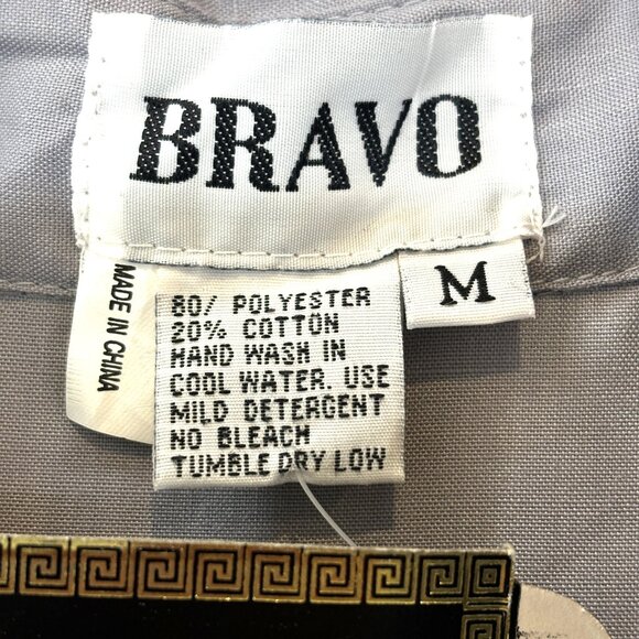 Bravo Rodeo Cowboy Shirt Western Pearl Snaps Embroidered Eagles Vintage NWT - Picture 8 of 11